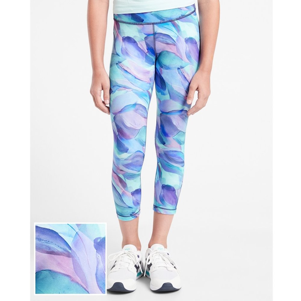 LIKE NEW! Athleta Girl Printed Chit Chat Capri